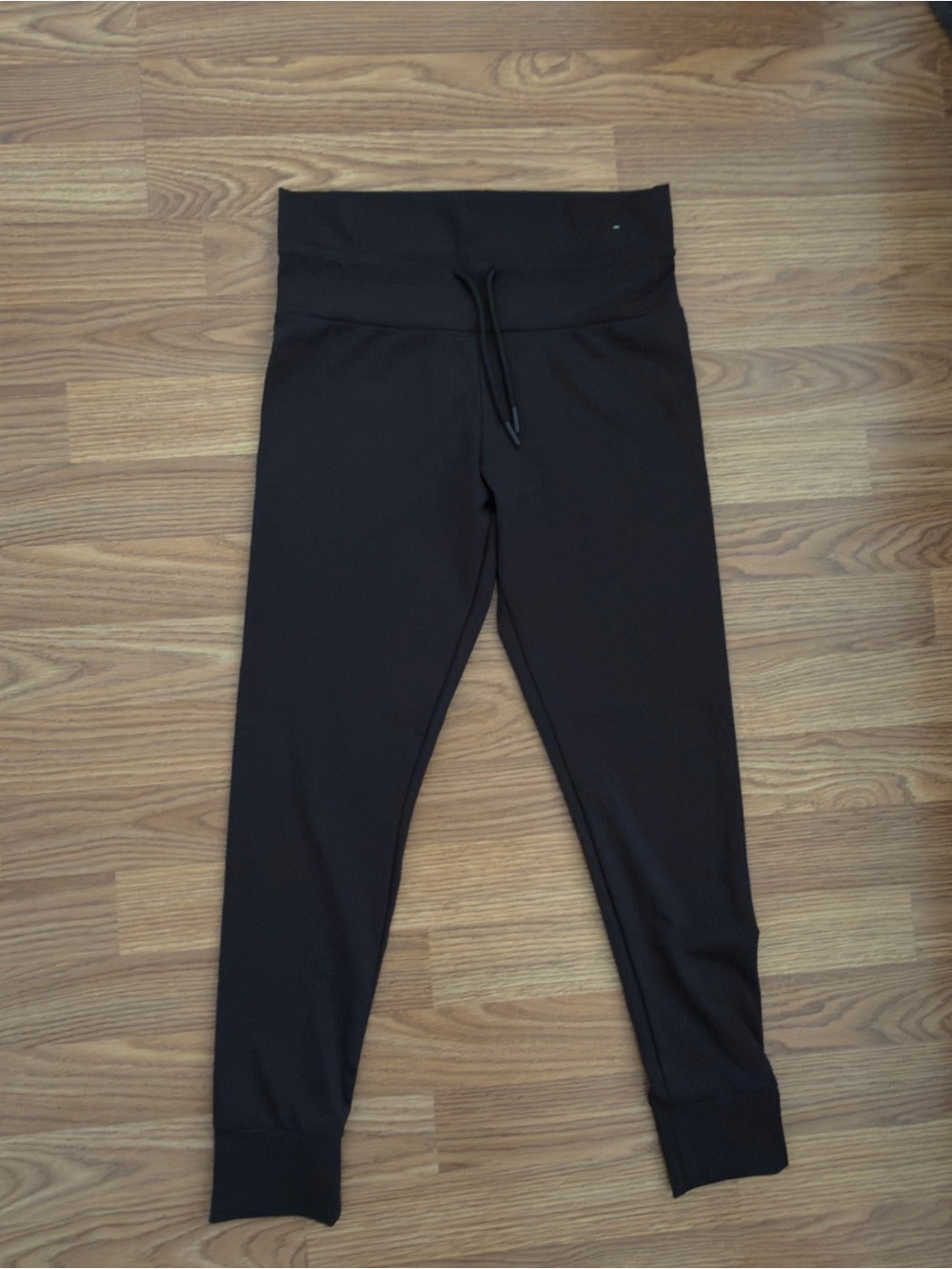 No Boundaries Black High Rise Drawstring Leggings Size S/M